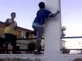 la plazoleta del cristo de campo de criptana con roberto e ivan
