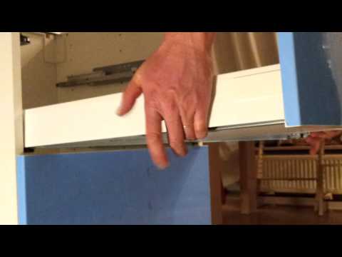 how to remove ikea drawer front