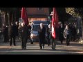 Il corteo funebre per Dario Robbiani