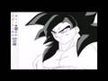Draw Goku & Vegeta SSJ4
