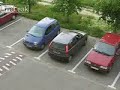 Woman Reversing Out Of Her Parking Spot _ Funny