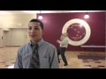 Teachers dancing behind students (Ellen's Dance Dare)