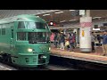 博多駅特急ゆふいんの森1号由布院行き入線✨