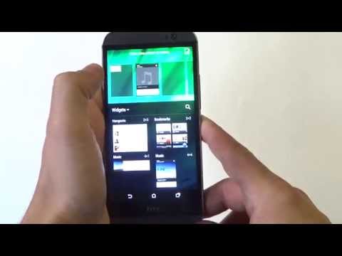 how to remove widgets from htc one v