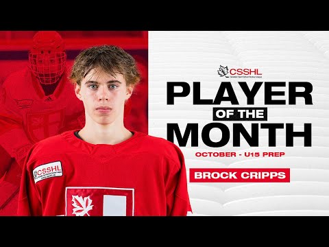 Brock Cripps - October U15 Prep Player of the Month