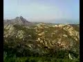Cagiva E900 Elefant driveby on a mountain road on Corsica