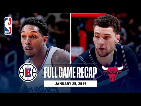 Video: Full Game Recap: Clippers vs Bulls | Lou Williams Records First Career Triple-Double