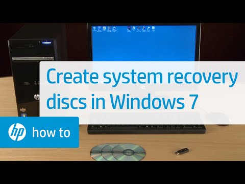 how to perform hp system recovery windows 7