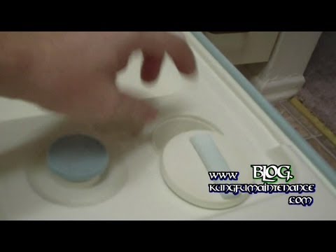 how to clean g.e. dishwasher soap dispenser