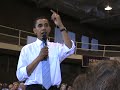 Obama Answers Question on New Coal Plants in Indianola, IA