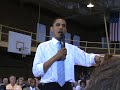 Obama Answers Question on New Coal Plants in Indianola, IA