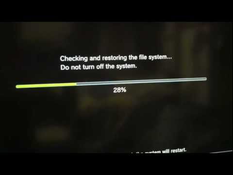 how to file system restore on ps3