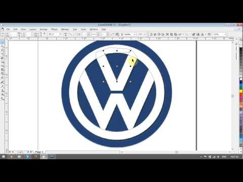 how to draw nnpc logo in coreldraw