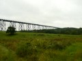 Metro North PX-4 glides over Moodna Viaduct