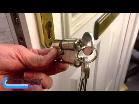 how to remove euro cylinder