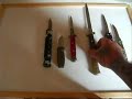 a collection of flickknives / switchblades a collection of flickknives / switchblades