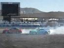 Mustang drifting at Barrett-Jackson