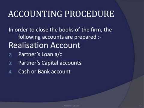 DISSOLUTION of PARTNERSHIP FIRM Video