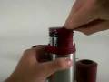 KITCHENTOOLS KT 39 C Elektrische Pfeffermühle rot glänzend