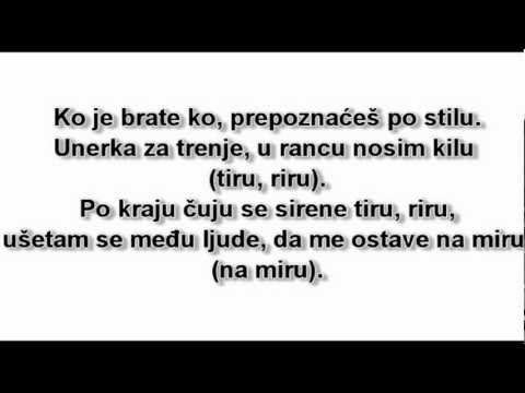 thcf - Tekst pesme: THCF - Trenerka Stil.