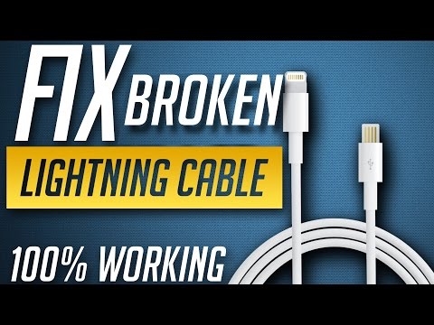 how to repair lightning cable