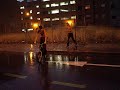 skating in the rain