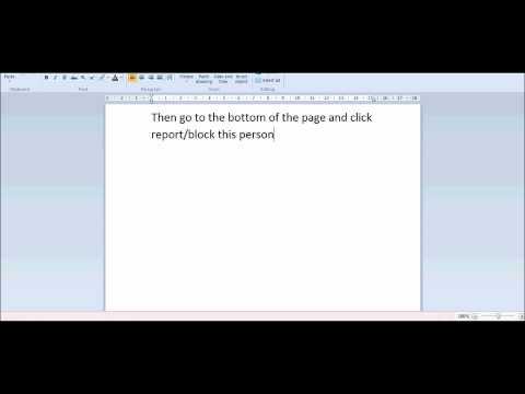 how to report someone on facebook