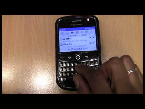 Robert Webbe - Facebook app op BlackBerry 9700.