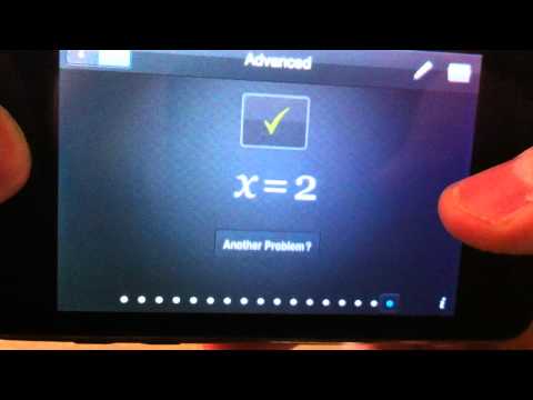 0 Aplicación de la semana en la App Store: Algebra Touch