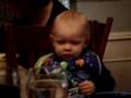 Sleepy Baby with Turkey Coma at Thanksgiving Dinner
