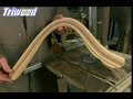 The art of boomerang making. How they are made from laminated wood.