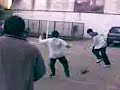 monaguillos jugando al fulbo