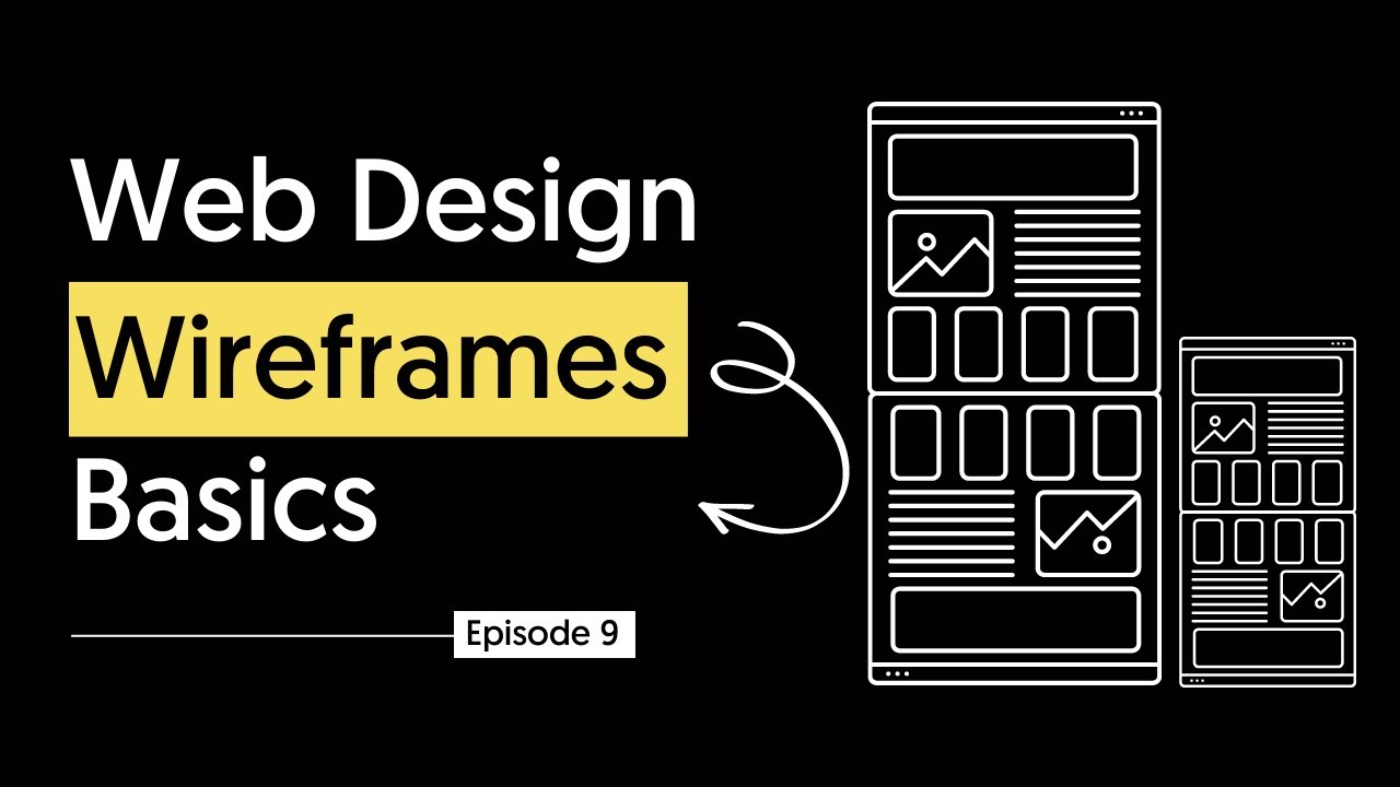 Wireframes im Web Design nutzen - Kostenloser Web Design Kurs | Episode 9