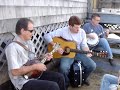 bluegrass jam with ron savoie, sierra hull, clay hess, ned luberecki,mike allain at rogersville bluegrass festival, new brunswick, canada