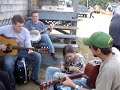 bluegrass jam with ron savoie, sierra hull, clay hess, ned luberecki,mike allain at rogersville bluegrass festival, new brunswick, canada