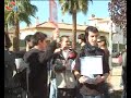 CONCENTRACION DE LOS INGENIEROS INFORMATICOS A LAS PUERTAS DE LA ETSIIT DE GRANADA (19/NOVIEMBRE/08)