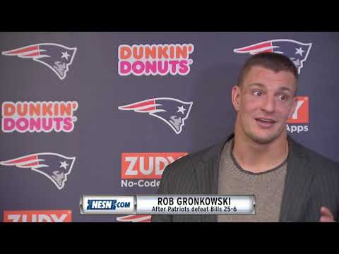 Video: Rob Gronkowski Patriots vs. Bills Week 8 Postgame Press Conference