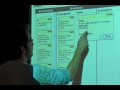 Moving tasks on an electornic agile smartboard