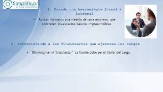 Las Descripciones de Cargos no han pasado de moda