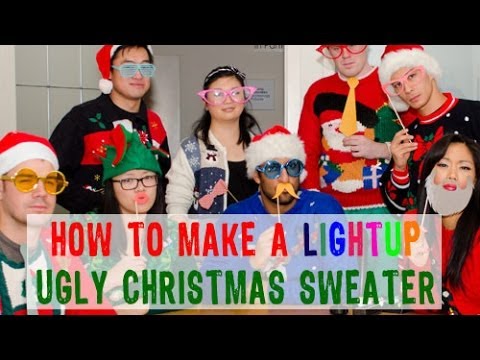 how to make ugly christmas sweater