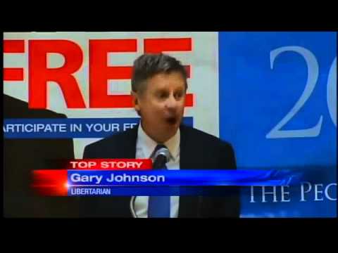 It's official: Gary Johnson now a Libertarian