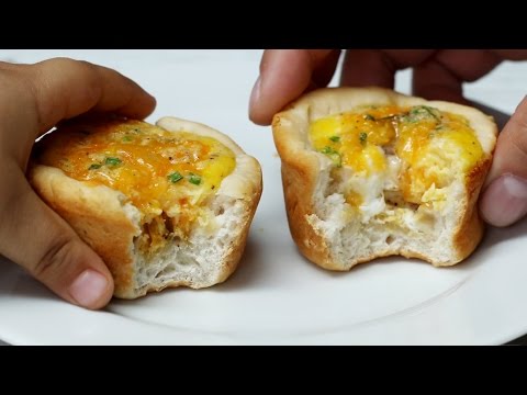 Cheesy Biscuit & Egg Breakfast Cups