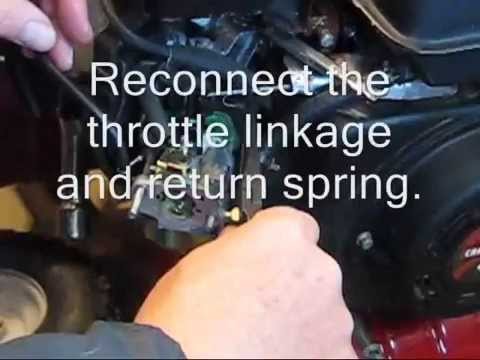 how to replace a carburetor
