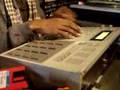 Damu in Fat Beats NYC on the MPC2000