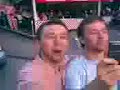 Vinkovci slavlje pobjede Hrvatske 1:0 8.6.2008