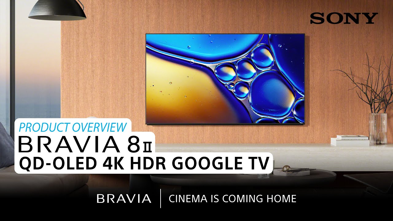 Sony BRAVIA 8 II 55” Class QD-OLED 4K HDR Google TV (2025 Sony BRAVIA 8 II 55” Class QD-OLED 4K HDR Google TV (2025
