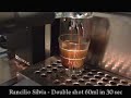 Double Shot (60ml) in 30 secs from Rancilio Silvia Double Shot (60ml) in 30 secs from Rancilio Silvia