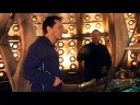 Chris Moyles in the Tardis