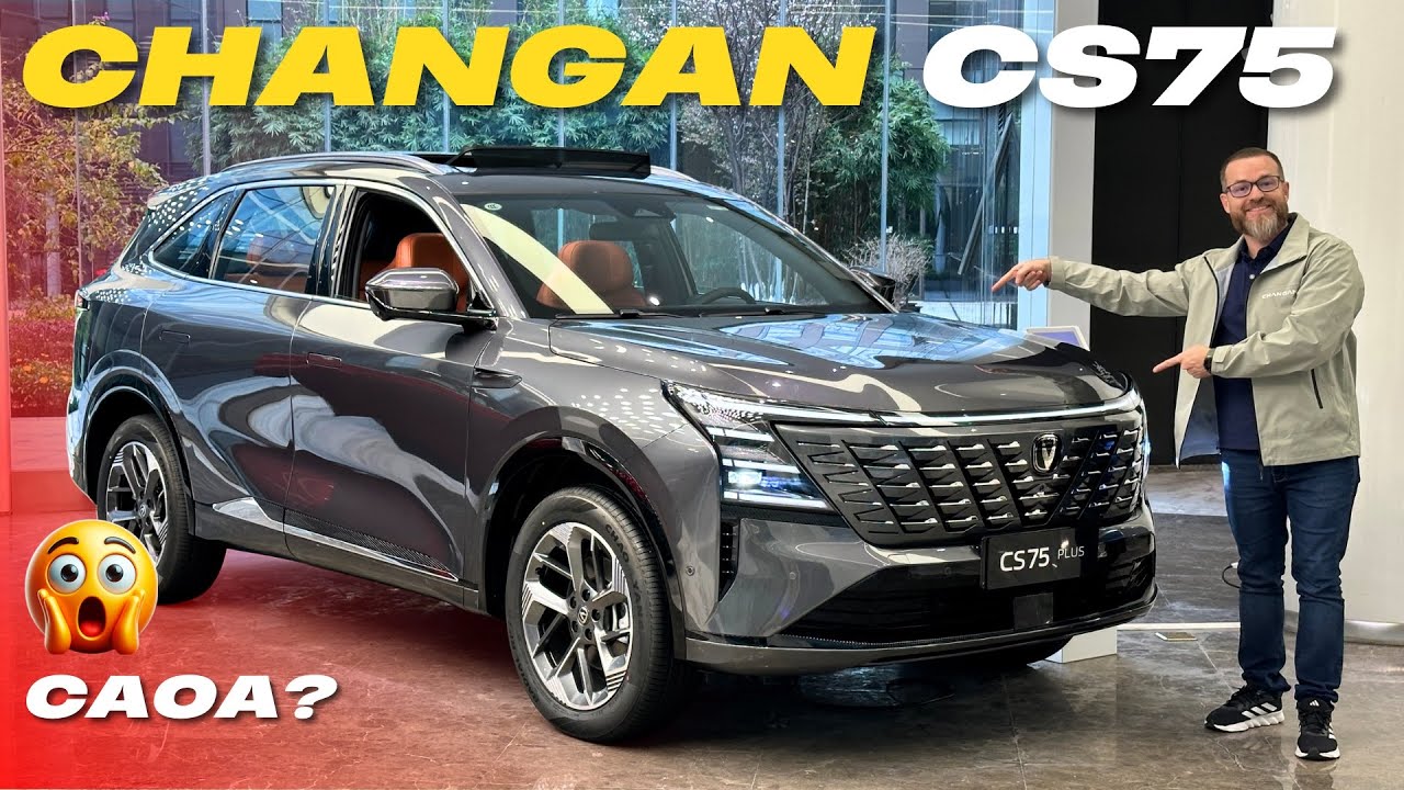 Novo CAOA CHANGAN CS75 PLUS - SUV que vem para o Brasil este ano!