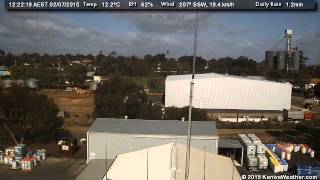 2 July 2015 - South Facing WeatherCam Timelapse